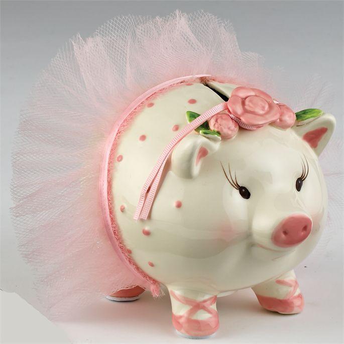 Mud Pie Ballerina Piggy Bank